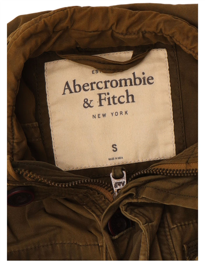 ABERCROMBIE & FITCH Chaqueta militar para hombre UK 36 Small Caqui