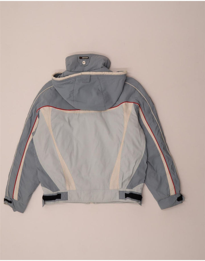 Chaqueta de esquí con capucha para mujer Aesse IT 48 XL Poliéster color block azul