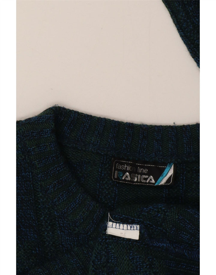 Rasica Jersey de cuello redondo para hombre IT 54 XL Azul