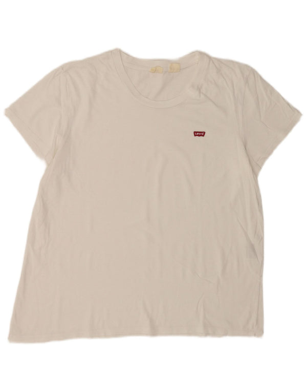 Levi's Camiseta para Mujer Top UK 40 XL Blanco