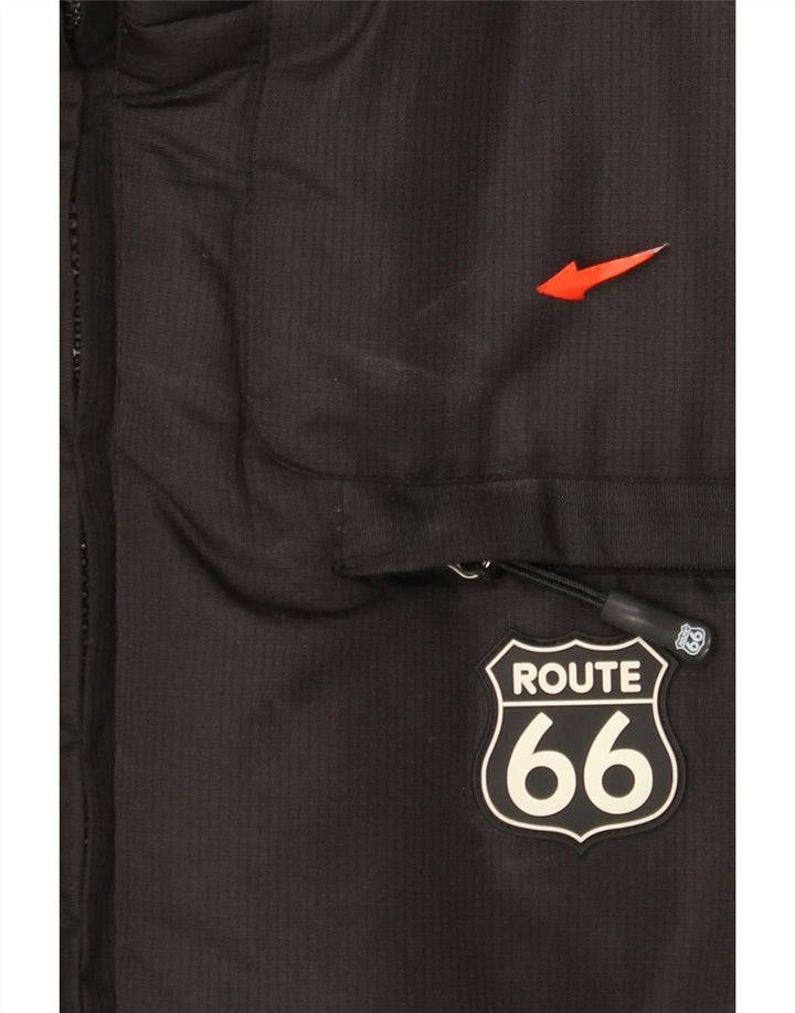Route 66 Chaqueta acolchada para hombre UK 38 Mediana Negro Poliéster