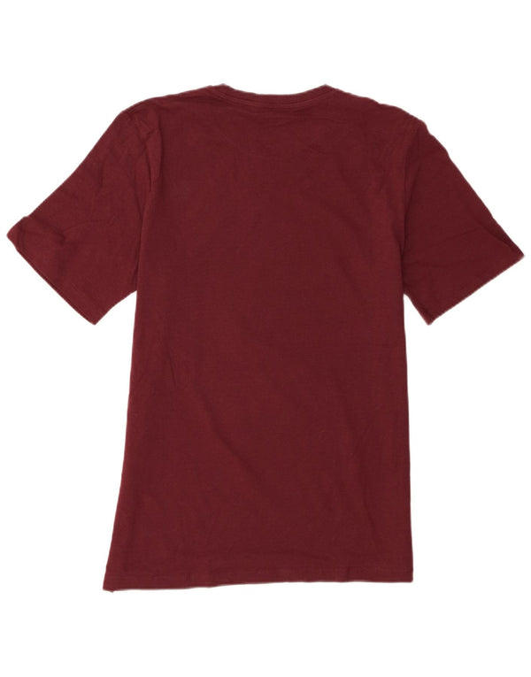 Jack & Jones Hombre Camiseta Gráfica Top Medium Borgoña Algodón