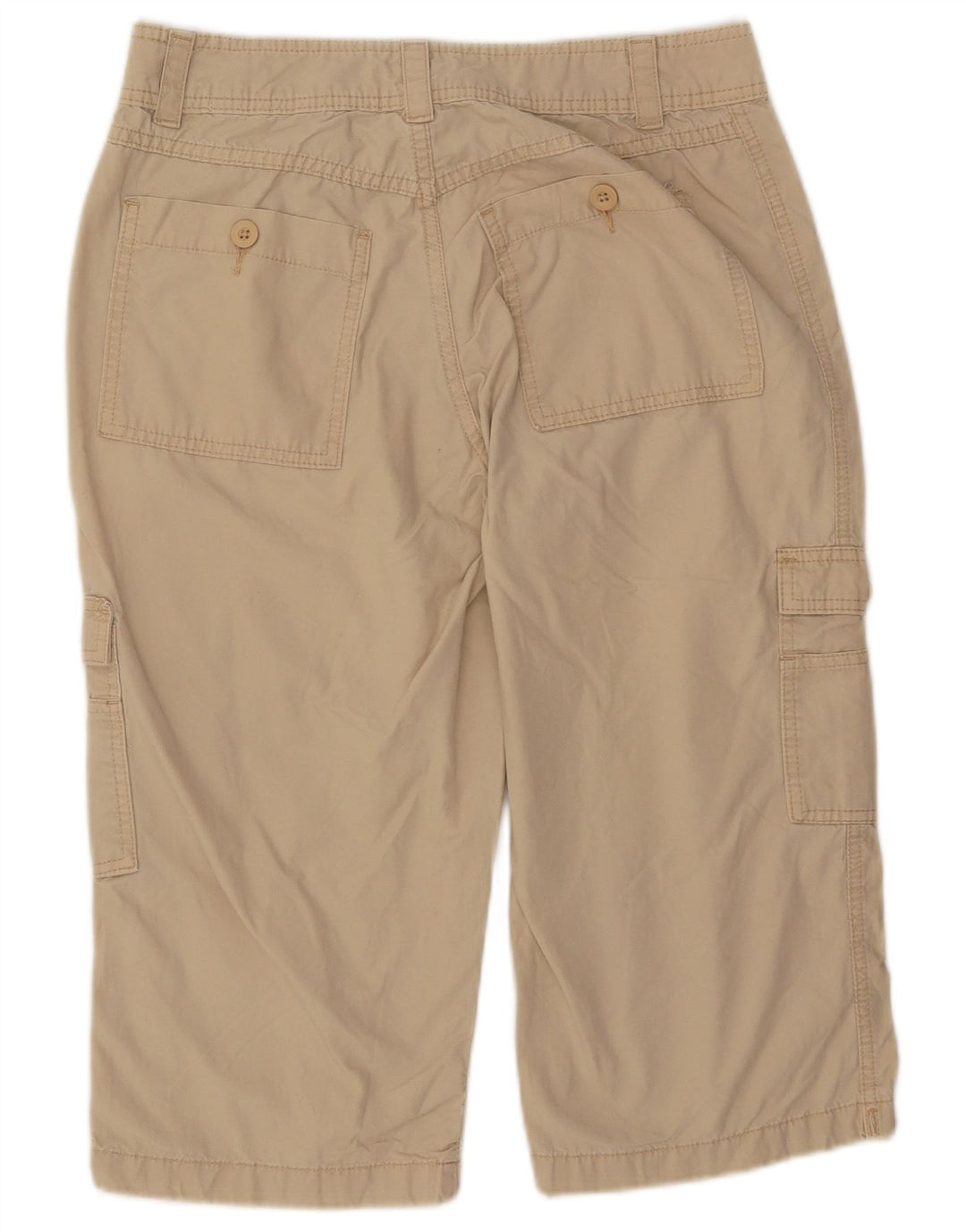 LEE Mujer Riders Cargo Capri Pantalones W31 L18 Beige