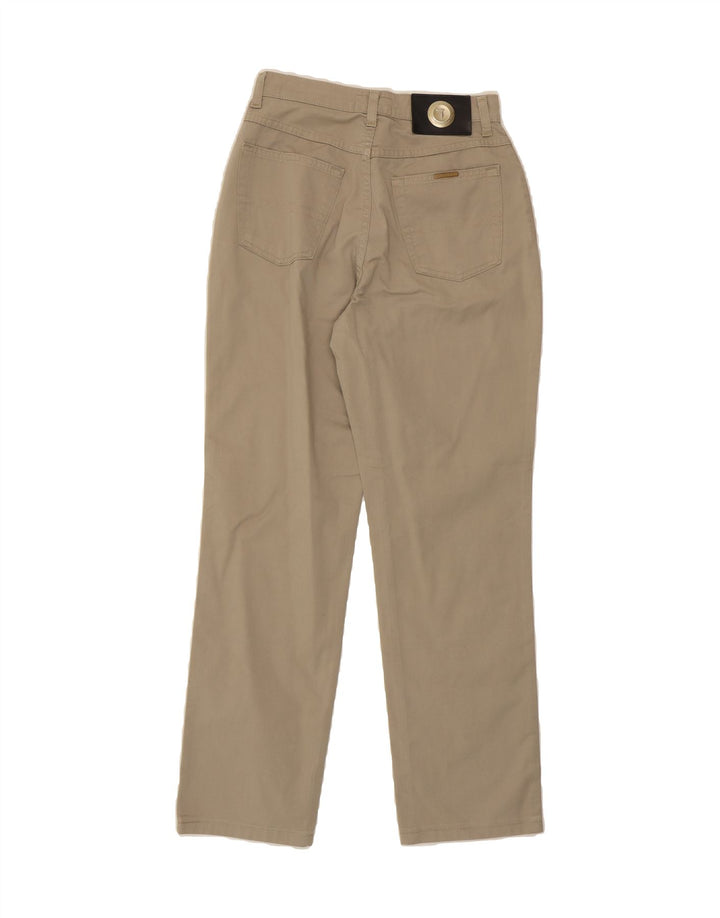 TRUSSARDI Womens Straight Jeans W27 L29 Beige Cotton Vintage Trussardi and Second-Hand Trussardi from Messina Hembry 
