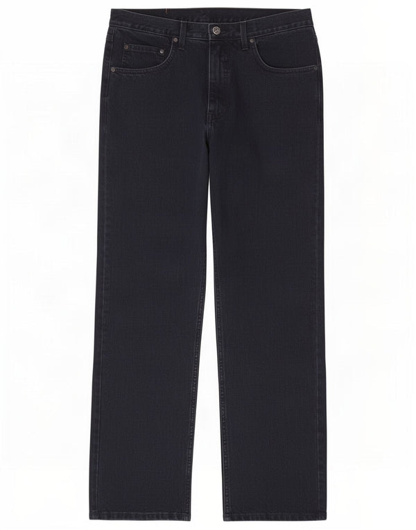 Marks & Spencer Vaqueros rectos azules Harbor para hombre W34 L31 Algodón azul marino