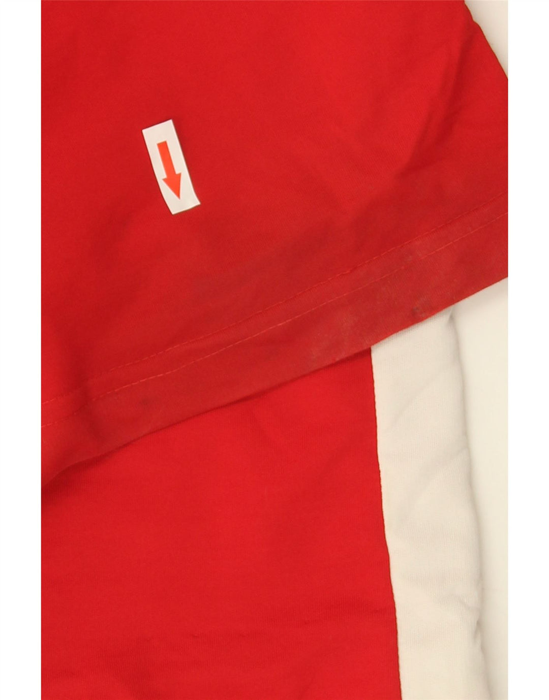Zara Hombre Pantalones De Chándal Grande Rojo Color Block Poliéster