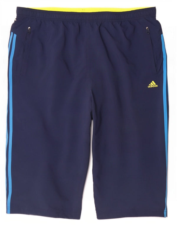 Adidas Mens Climacool Bermuda Sport Shorts XL Azul Marino Poliéster