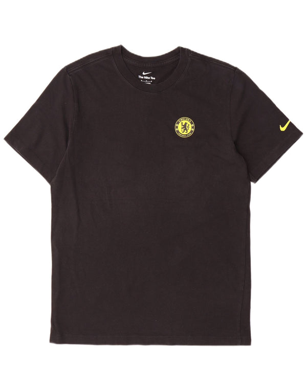 Nike Chelsea FC Camiseta para hombre, talla mediana, algodón negro