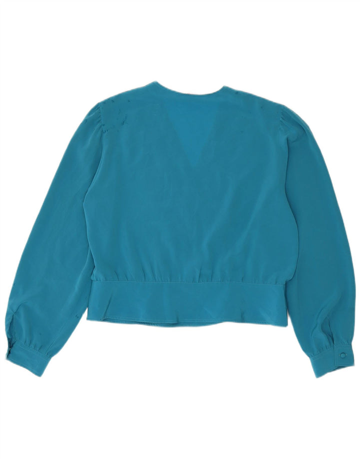 Blusa corta para mujer Icam IT 50 XL Poliéster azul