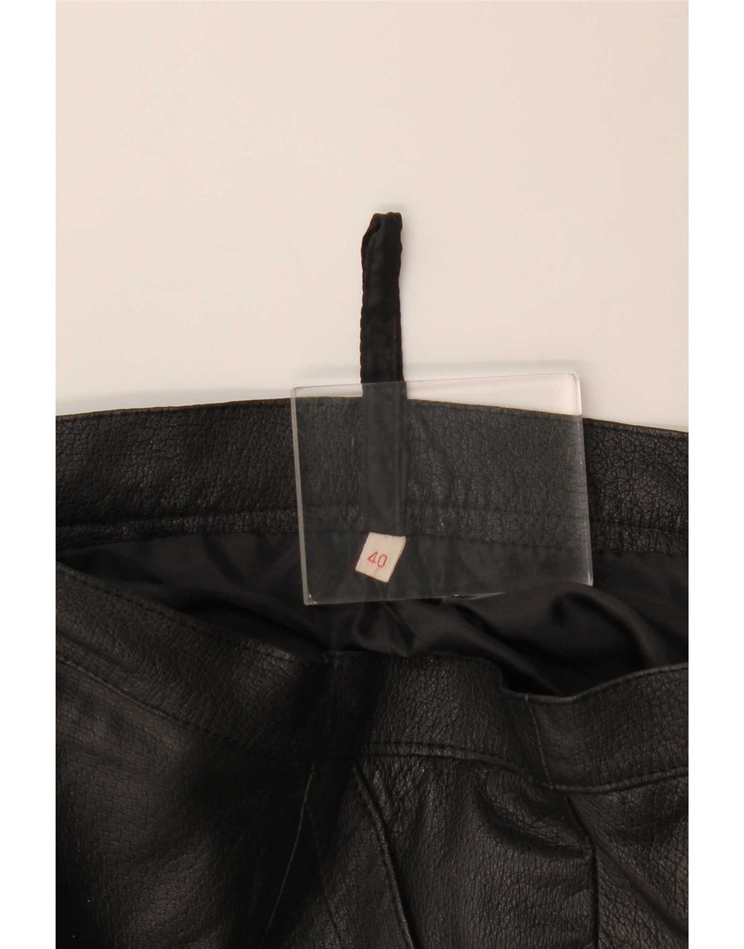 Falda recta vintage para mujer EU 40 Mediana W30 Negro
