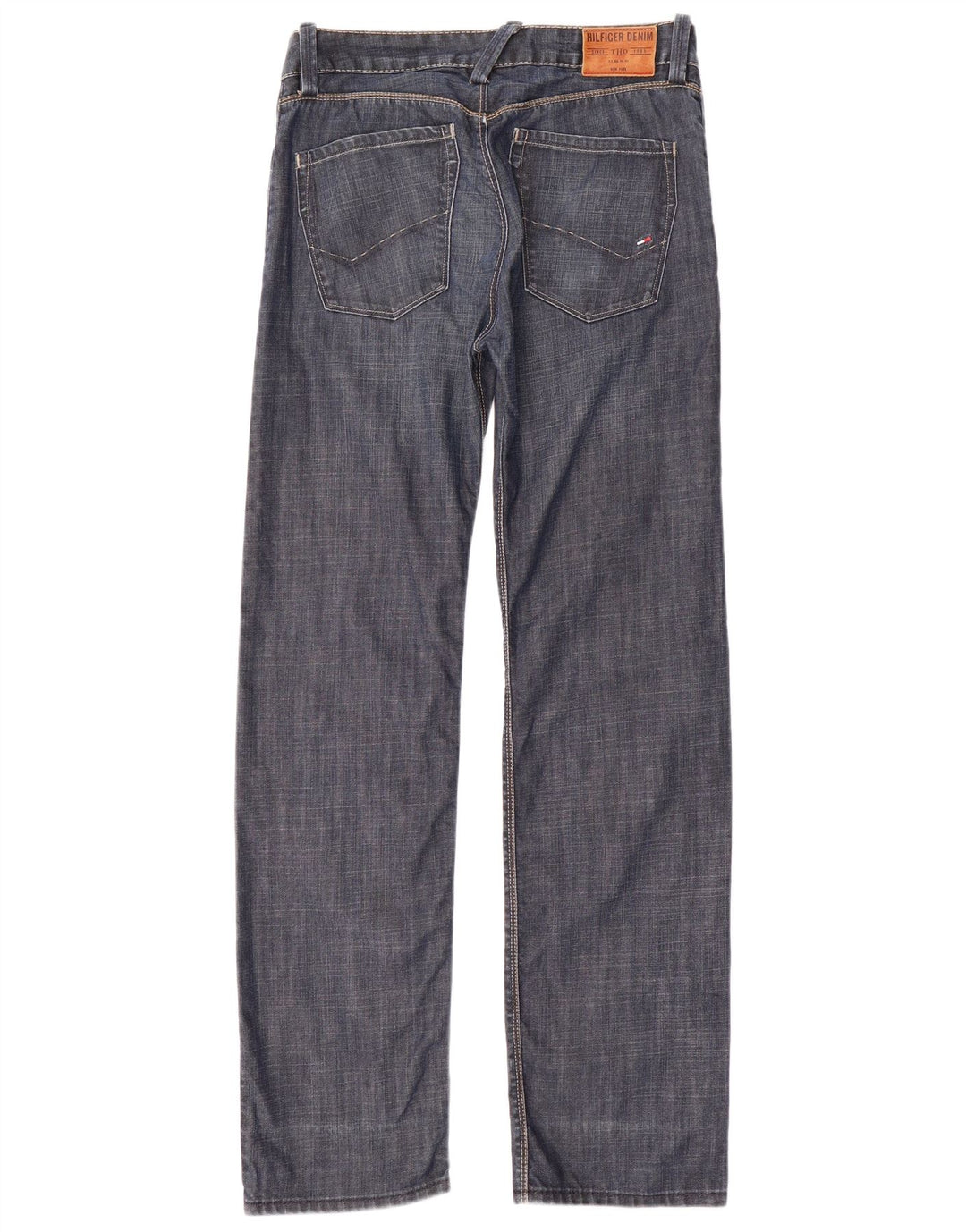 TOMMY HILFIGER Vaqueros rectos para hombre W30 L34 Algodón azul marino