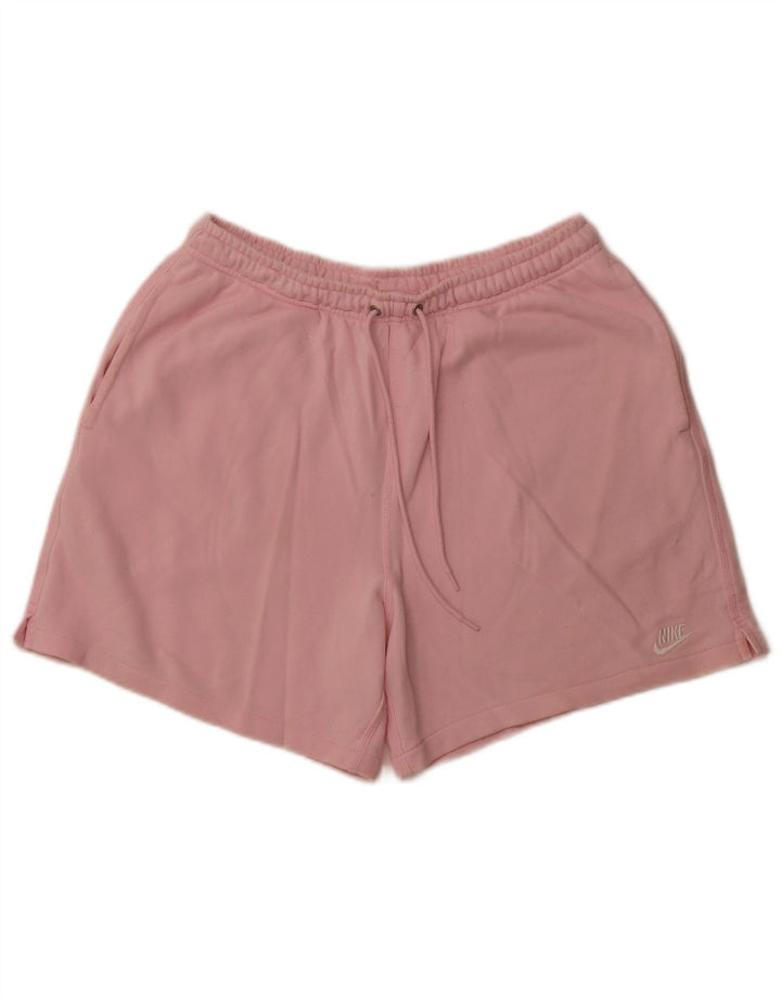 NIKE Pantalones cortos deportivos para mujer UK 44 Algodón rosa medio