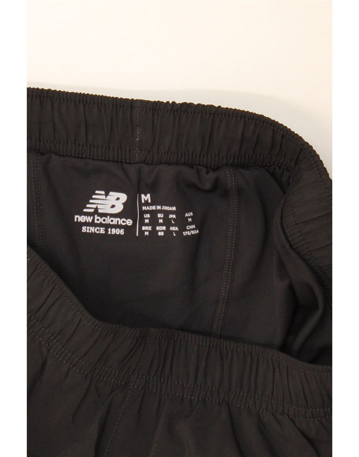 Pantalones cortos deportivos New Balance para hombre mediano negro