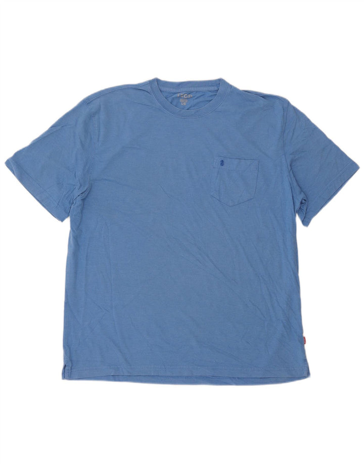 Izod - Camiseta para hombre, talla grande, color azul