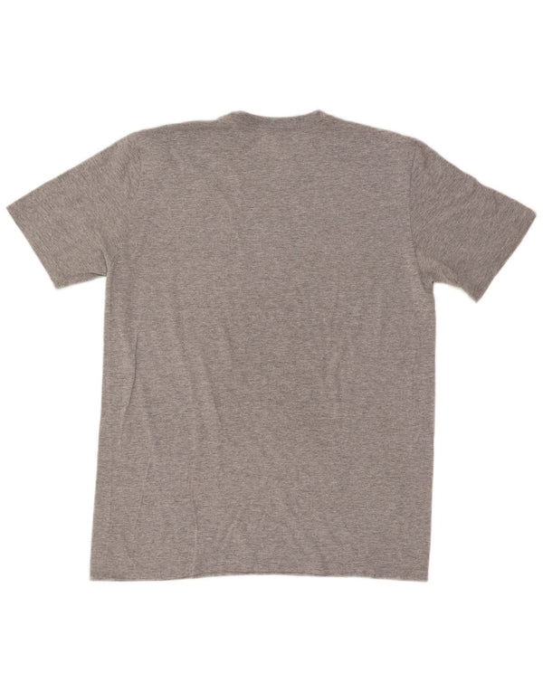 Nike Camiseta con gráfico de corte regular para hombre, talla grande, gris moteado