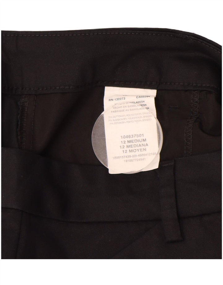 LEE Pantalones casuales de talle medio para mujer, ajuste relajado, talla 12, grande, W32, L30, color negro