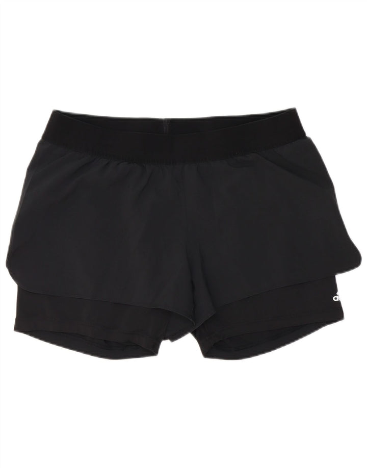 Adidas - Pantalones cortos deportivos para mujer, talla 40, color negro