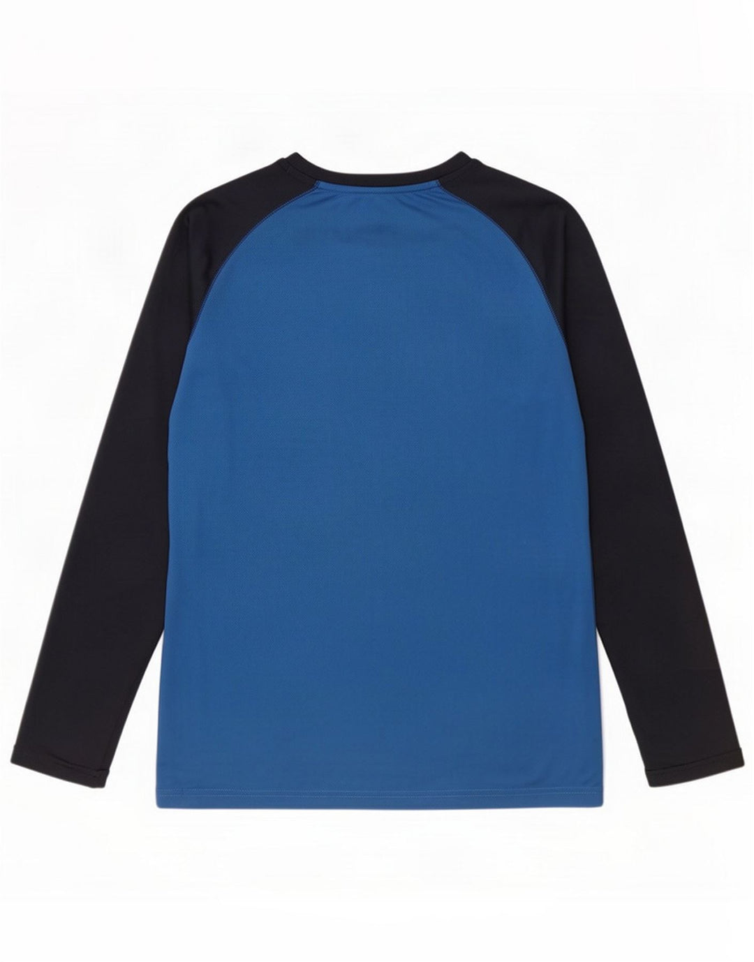Camiseta IsoCool de manga larga para hombre de Mountain Warehouse con bloques de color azul medio