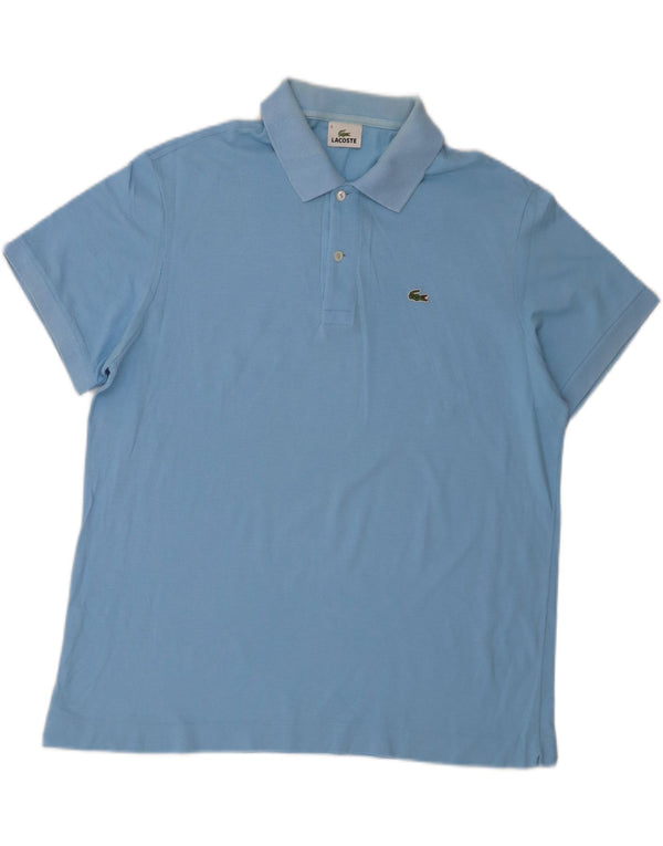 Polo Lacoste Hombre Talla 6 XL Algodón Azul