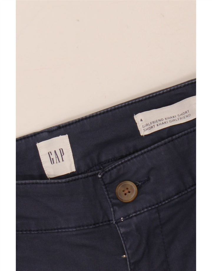 Gap Pantalones cortos chinos Girlfriend para mujer US 4 Small W28 Azul marino