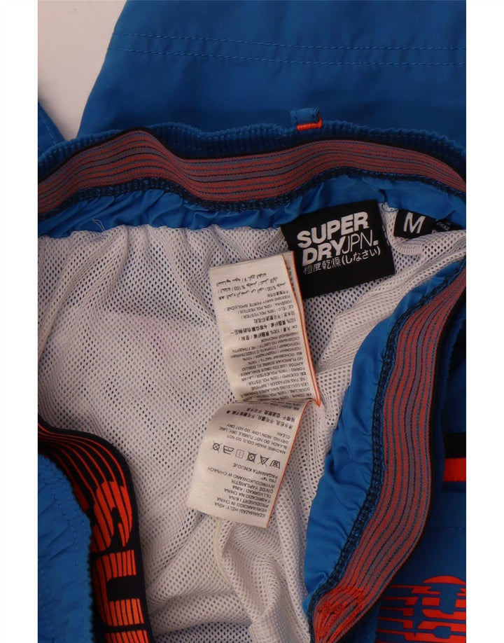 Superdry Shorts De Baño Gráficos Para Hombre Poliéster Azul Medio