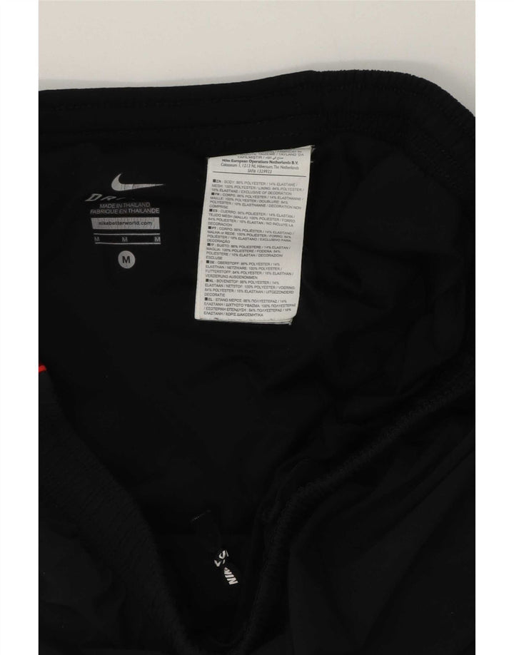 Pantalones cortos deportivos Nike Dri Fit para hombre Poliéster color block negro mediano