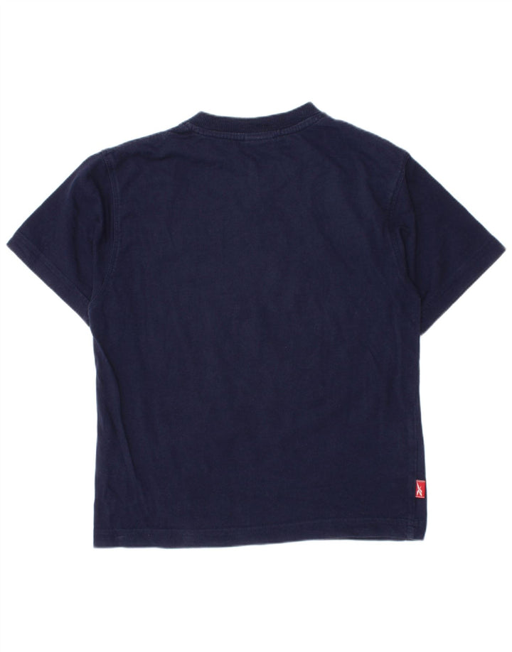 Reebok Camiseta gráfica para niño 5-6 años Azul marino