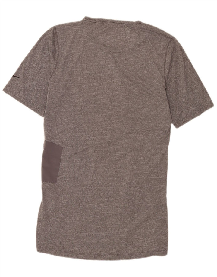 Camiseta Nike Dri Fit para hombre Top poliéster gris medio