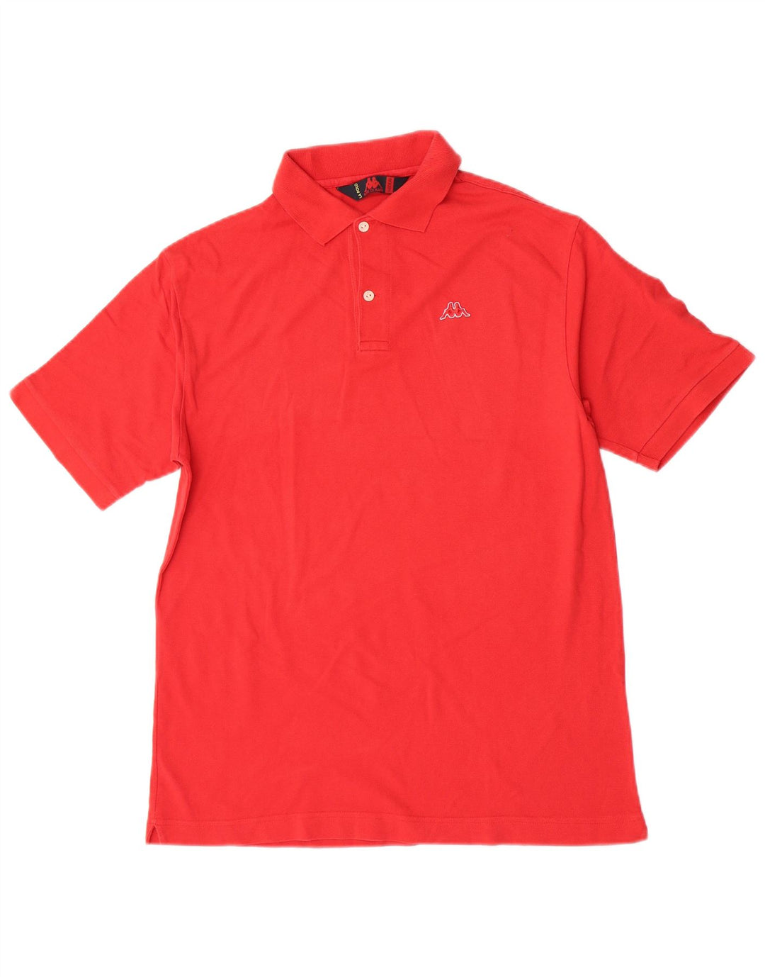Polo Kappa Hombre Algodón Rojo Medio