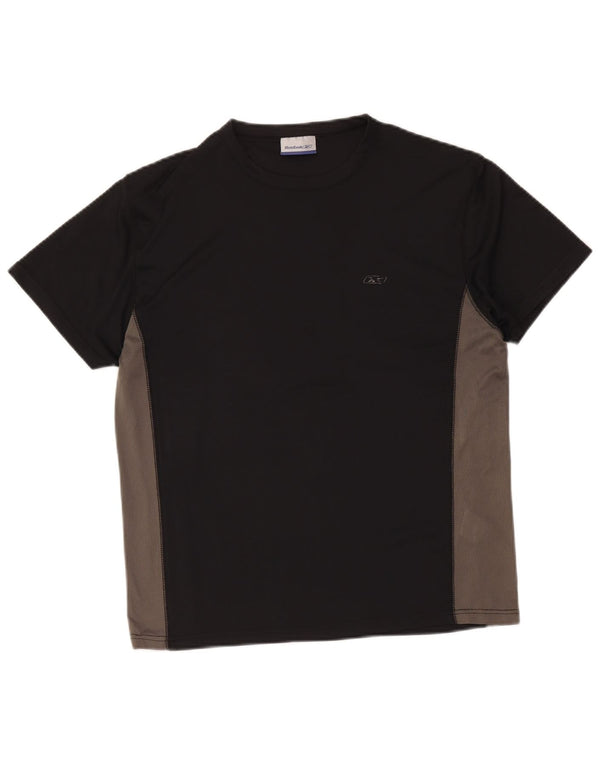 Camiseta Reebok Hombre Top Medium Black Colourblock