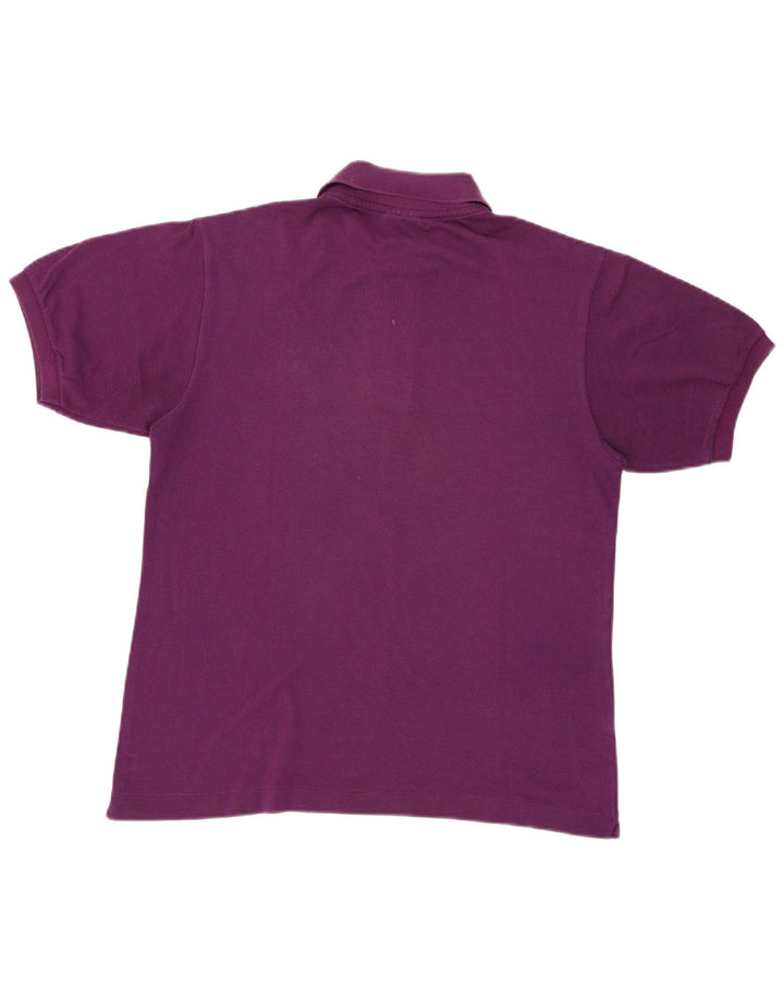 Polo Lacoste para hombre talla 4 mediano algodón morado
