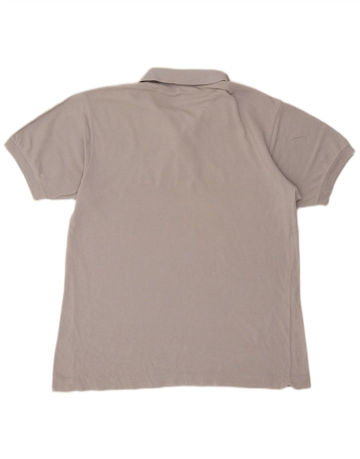Polo Lacoste para hombre talla 4 algodón gris medio