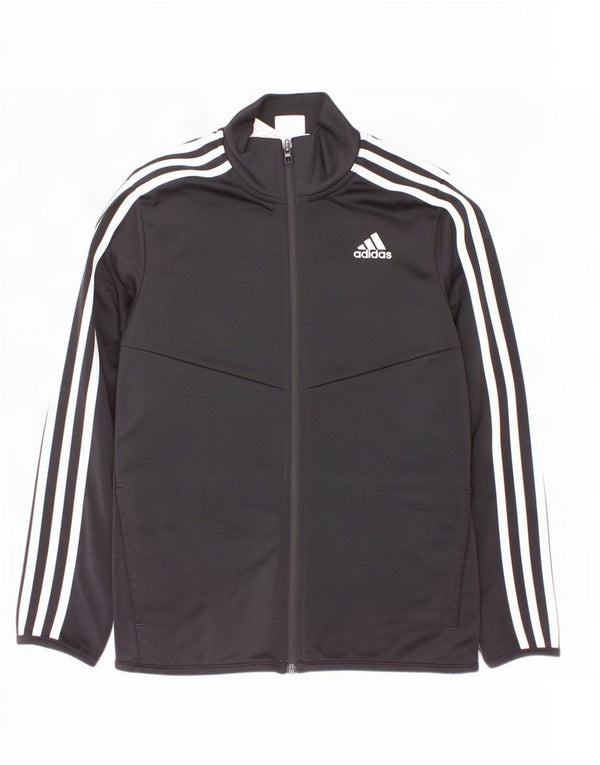 Adidas Chaqueta de chándal para niño 11-12 años Negro Poliéster