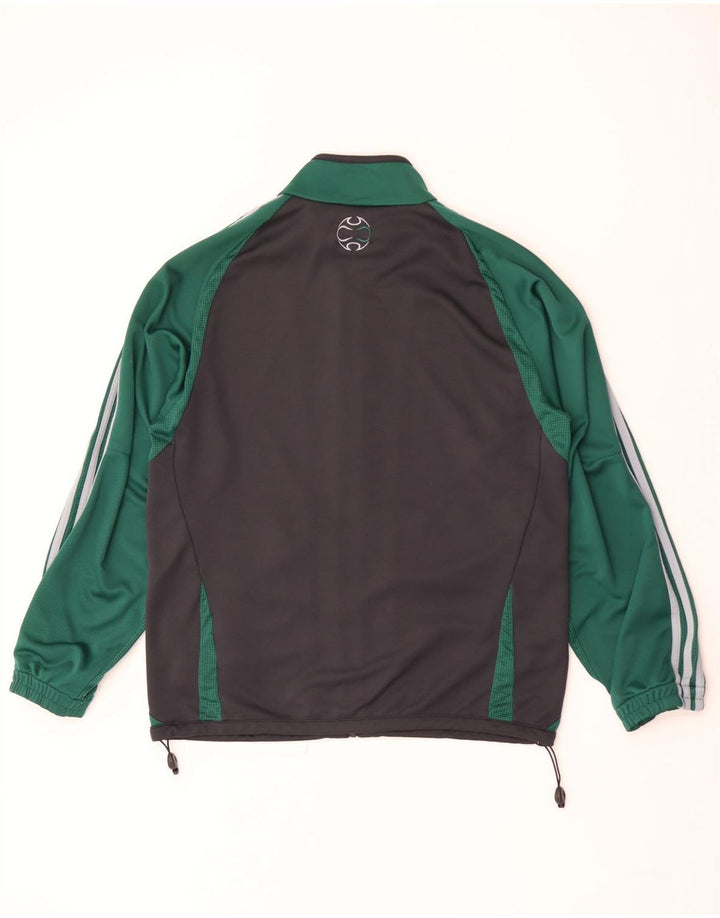 ADIDAS Mens Climacool Chándal Top Chaqueta Reino Unido 40/42 Mediano Negro