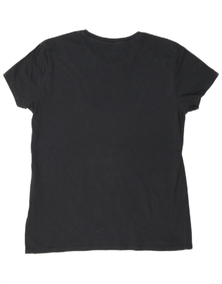 Levi's Camiseta con gráfico extragrande para mujer UK 10 Small Black