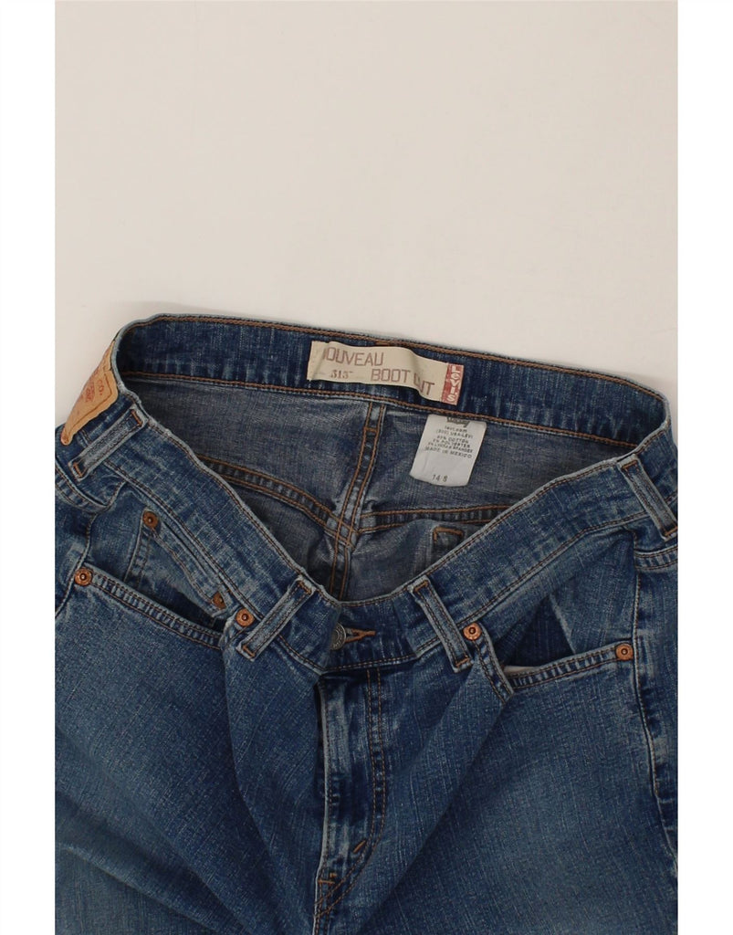 LEVI'S Womens 515 Bootcut Jeans US 14 XL W34 L38 Blue Cotton Vintage Levi's and Second-Hand Levi's from Messina Hembry 