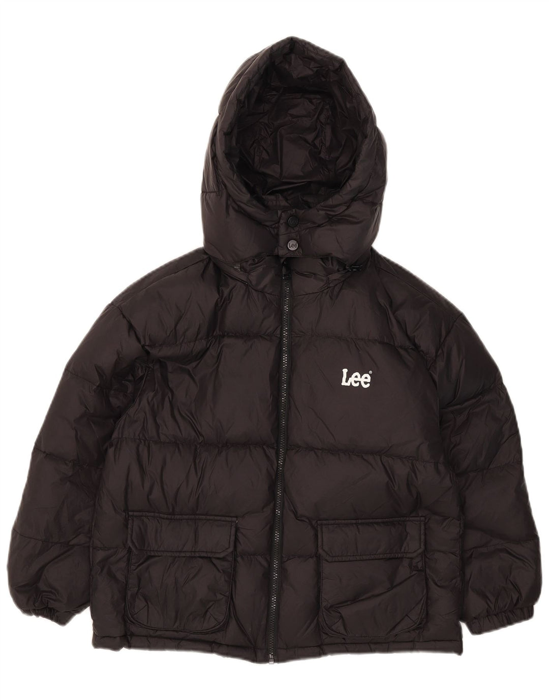 Lee Chaqueta acolchada con capucha para niño 12-13 años Negro