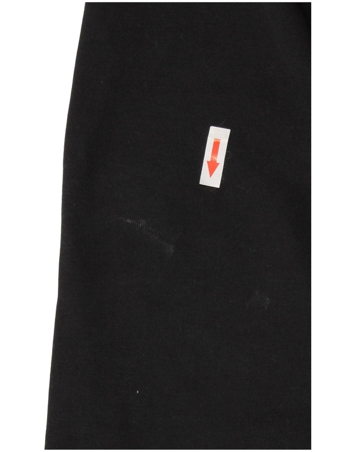 Nike Mujer Oversize Crop Sudadera Jumper UK 12 Medium Negro