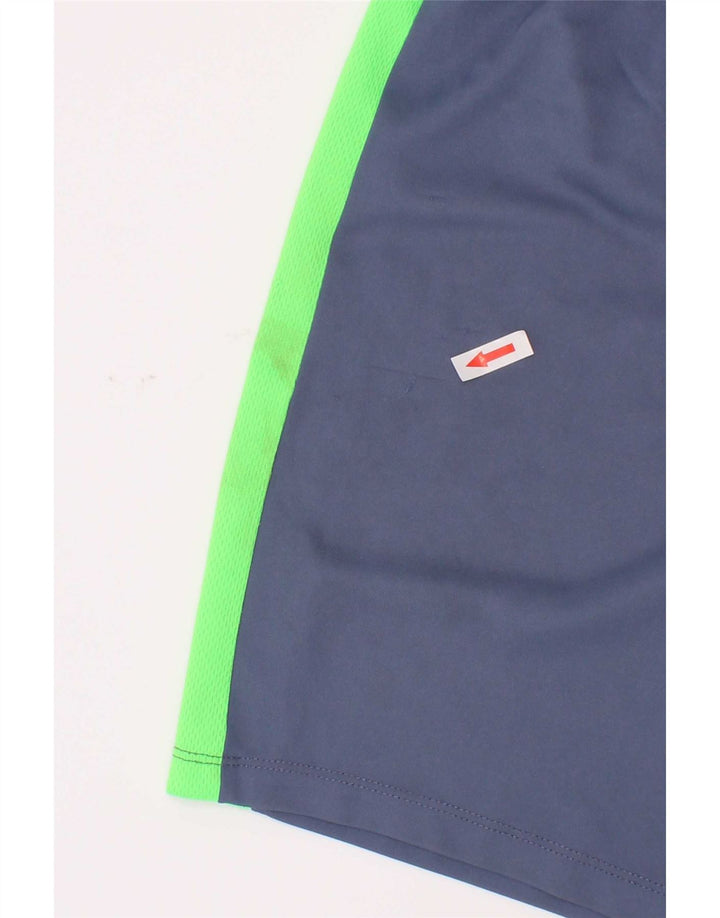 Nike Pantalones cortos deportivos para niños 12-13 años Grande Azul Colorblock Poliéster