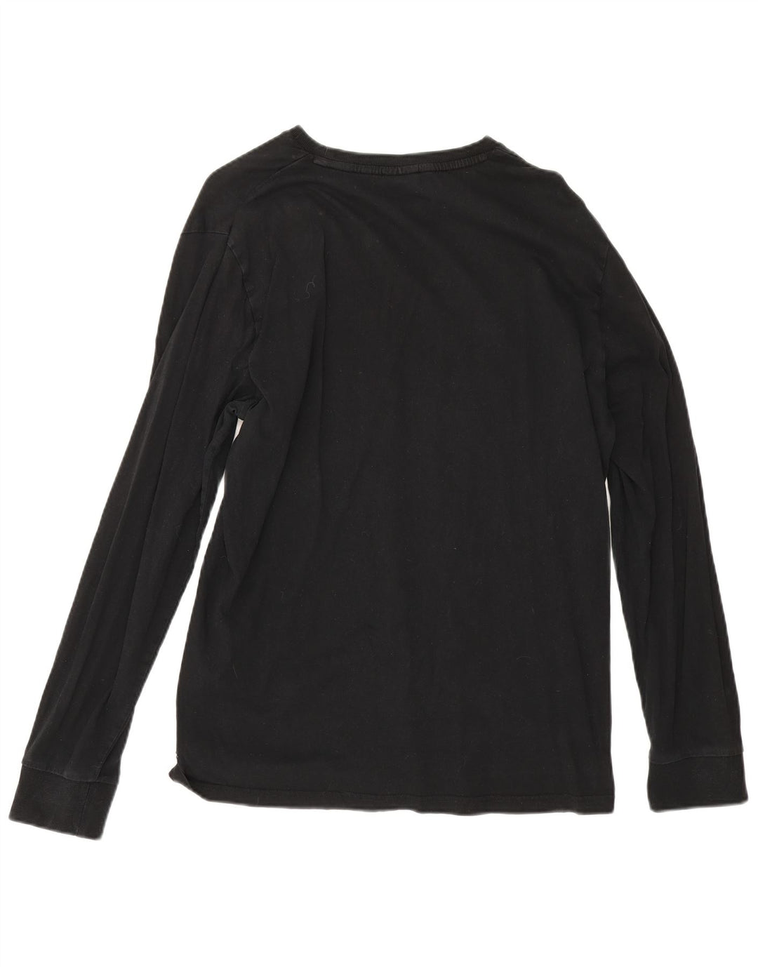 Superdry Hombre Top Manga Larga 2XL Negro