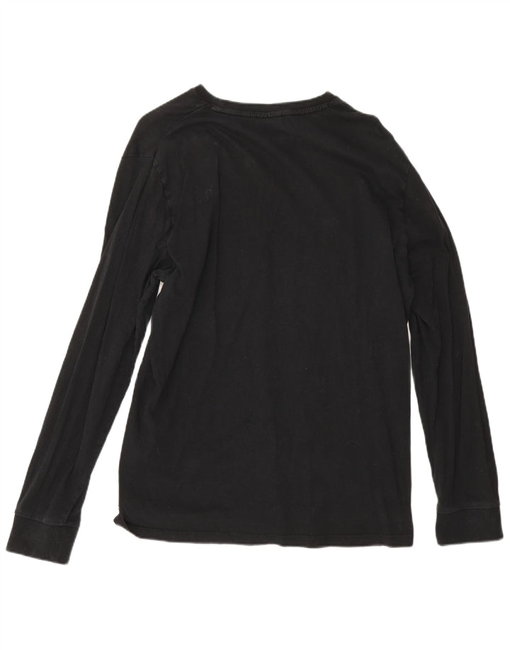 Superdry Hombre Top Manga Larga 2XL Negro