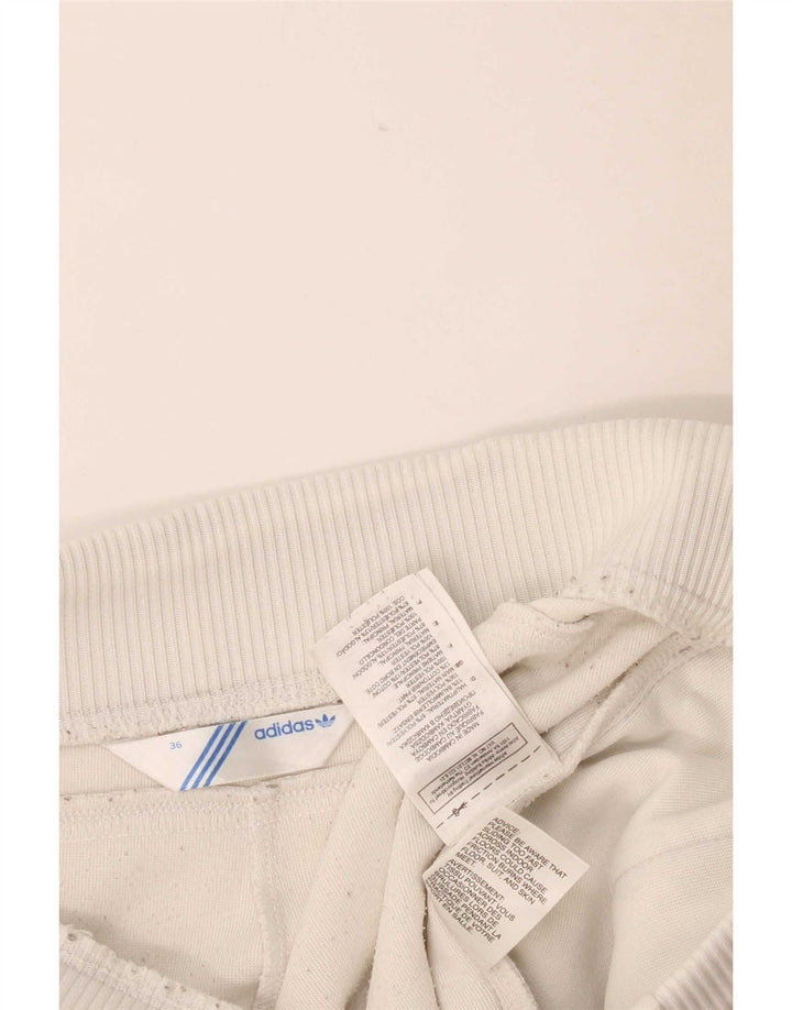 Adidas Pantalones de chándal para mujer EU 36 Small Blanco Poliéster