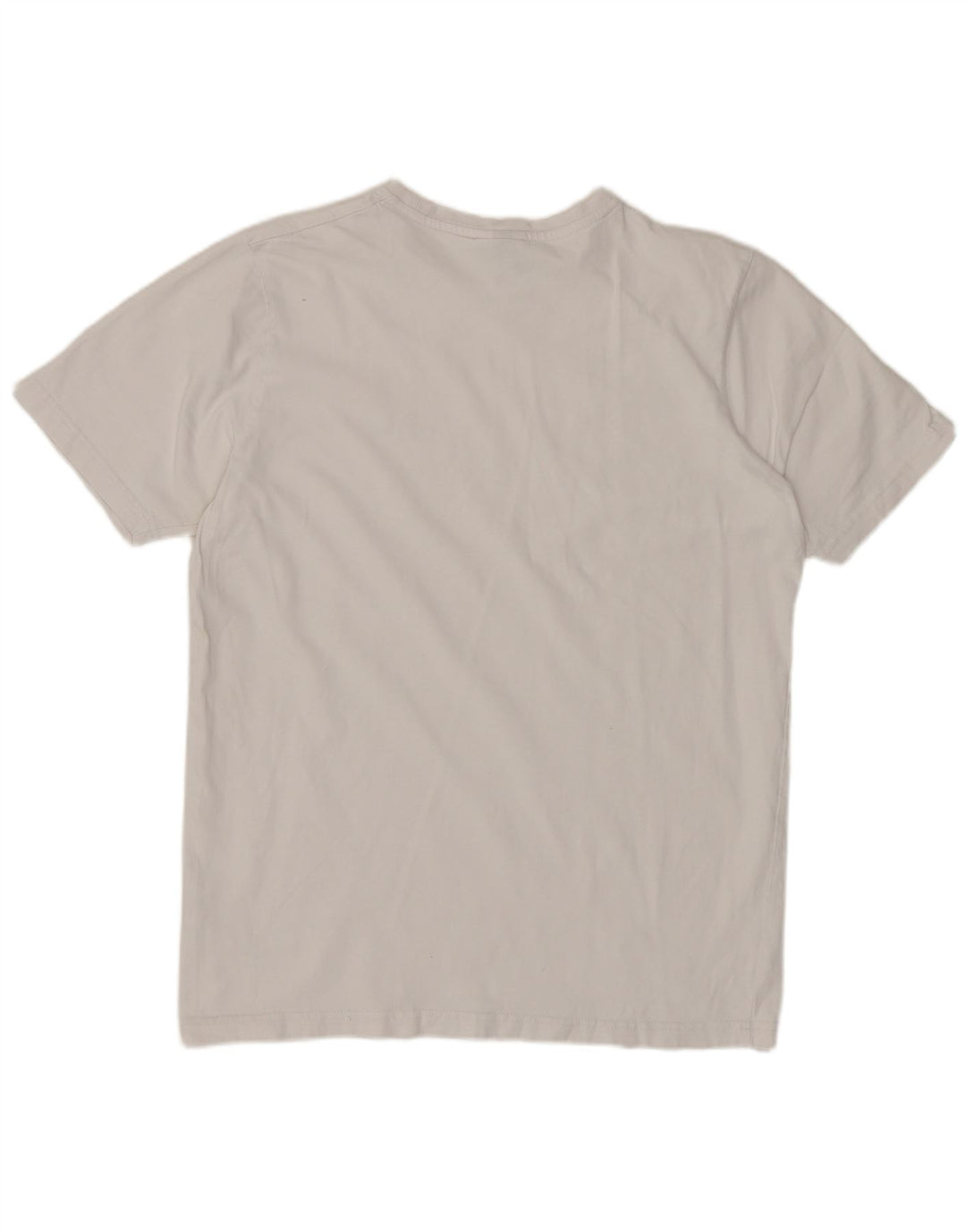 ELLESSE Camiseta gráfica para mujer Top UK 44 Algodón blanco mediano