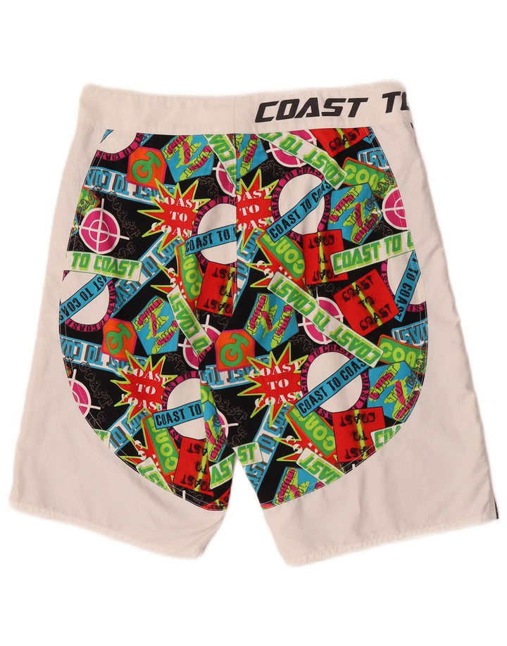 Shorts de baño con estampado gráfico para hombre Coast Poliéster multicolor mediano