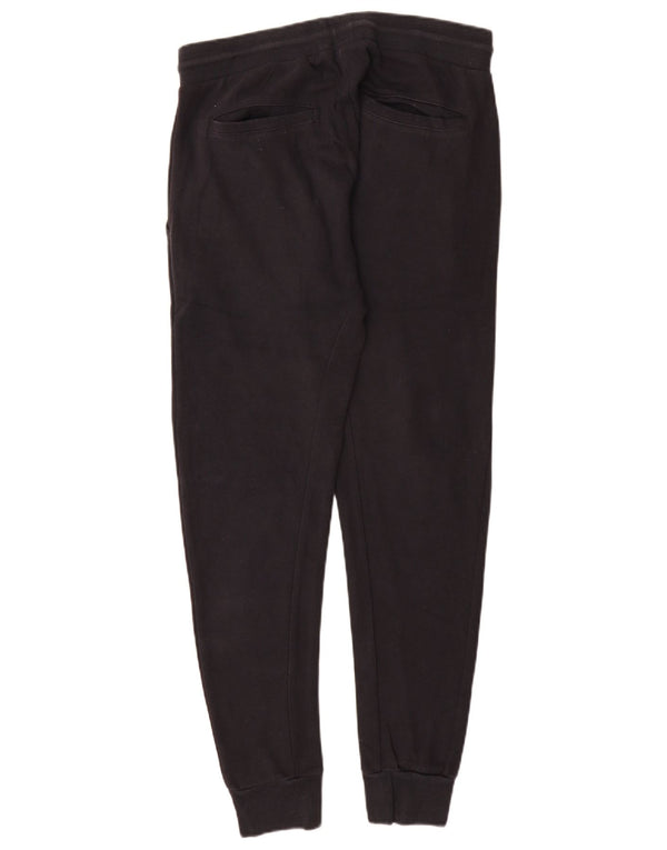 Zara Mujer Chándal Pantalones Joggers UK 44 Grande Azul Marino Algodón