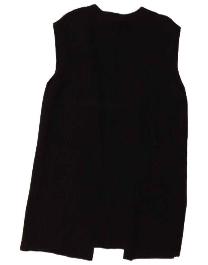 Cárdigan largo abierto para mujer de Fat Face, talla 44, talla mediana, de lana negra