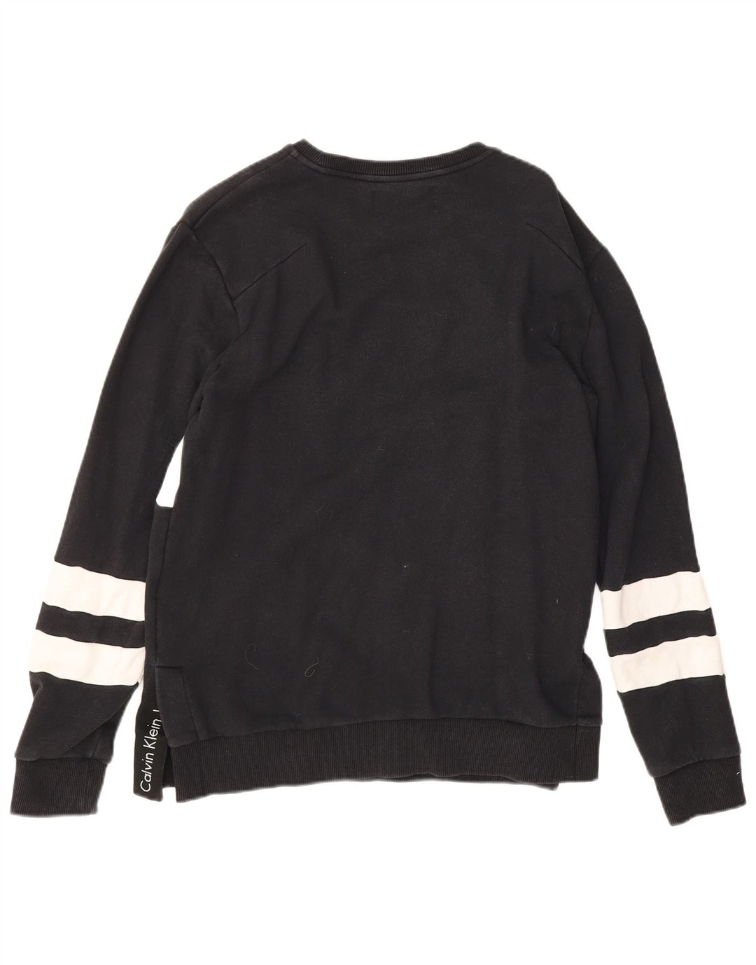 Calvin Klein Jeans Hombre Sudadera Jumper Medium Negro Colorblock Algodón