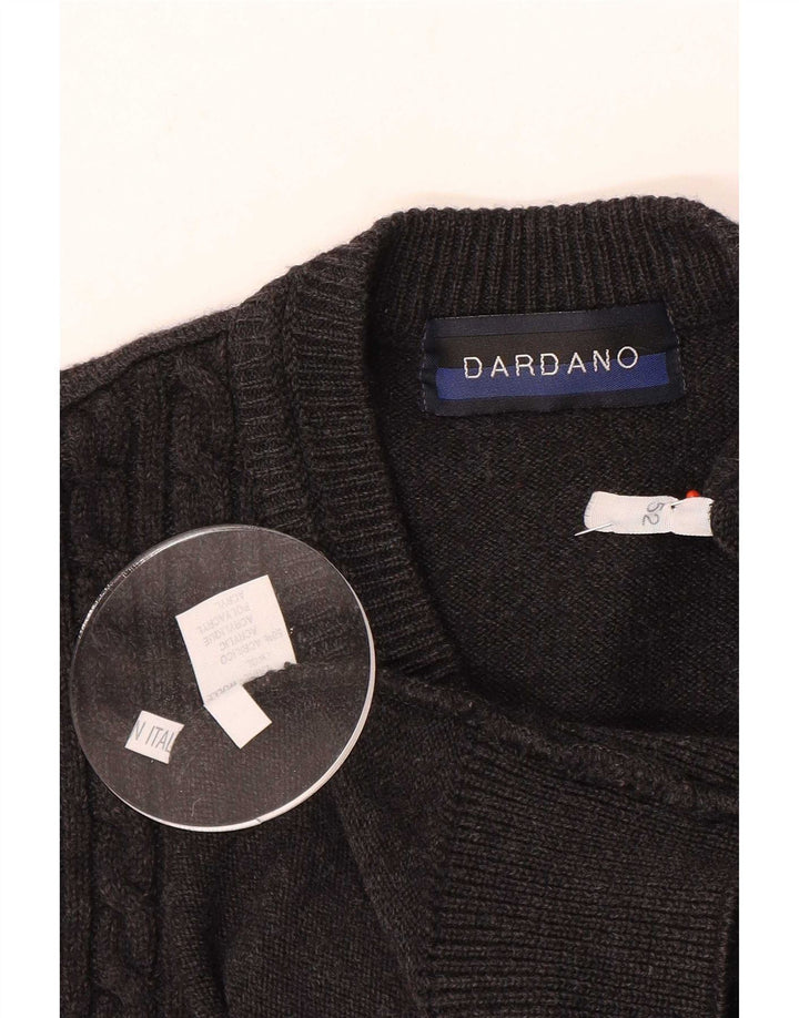 Dardano Camiseta sin mangas para hombre IT 52 Acrílico gris grande