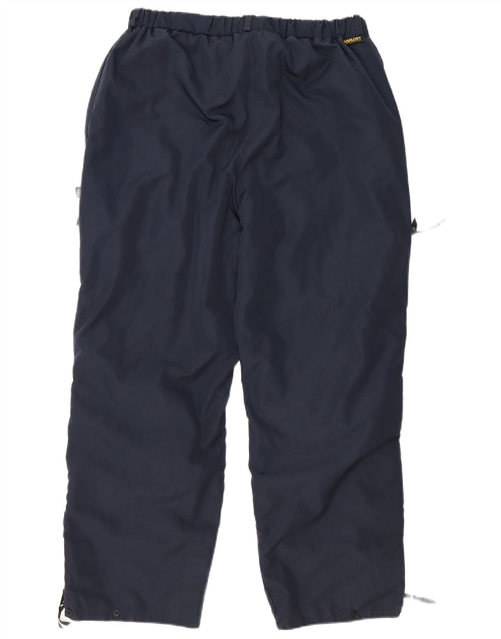 Pantalón de chándal vintage para hombre XL Poliéster azul marino