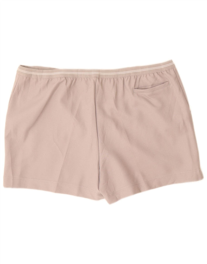 F.LLI Campagnolo Pantalones cortos chinos para mujer W40 2XL Poliéster gris